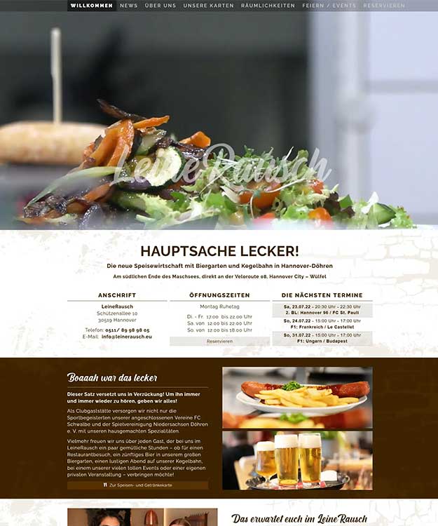 LeineRausch Hannover hat eine neue Website